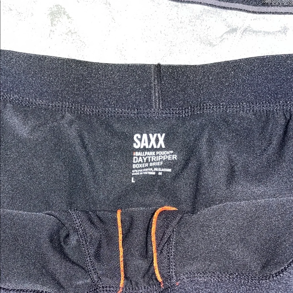 SAXX Men's Boxer Briefs - Black, Gray, and Navy Trio. Never Worn - Picture 2 of 3